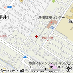 ハーモパレス宝酒造草津社宅周辺の地図