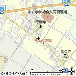 滋賀県栗東市高野404周辺の地図