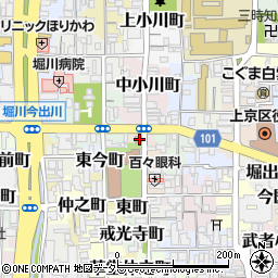 ファミリーマート京都今出川針屋町店周辺の地図