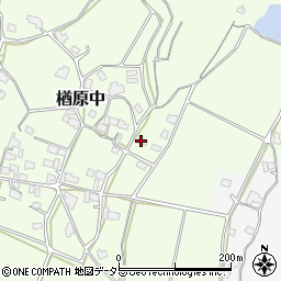 岡山県美作市楢原中523周辺の地図