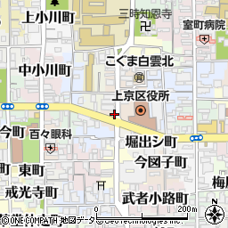 京都府京都市上京区元新在家町175周辺の地図