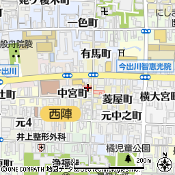 京都府京都市上京区竪亀屋町252周辺の地図