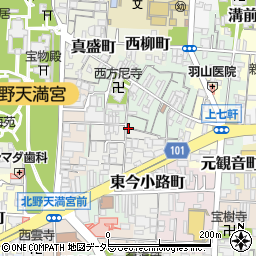 京都府京都市上京区東今小路町744-20周辺の地図