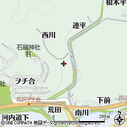 愛知県豊田市花沢町（西川）周辺の地図