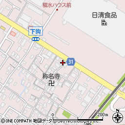 滋賀県栗東市下鈎359周辺の地図