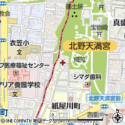 京都府京都市上京区観音寺門前町821-116周辺の地図