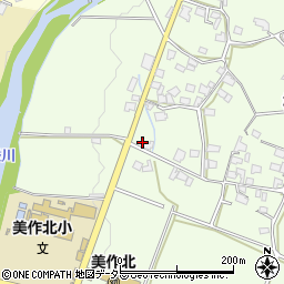 岡山県美作市楢原中254-1周辺の地図