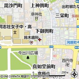 京都府京都市上京区柳風呂町200周辺の地図