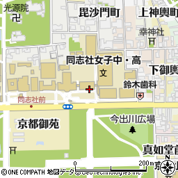 京都府京都市上京区常盤井殿町周辺の地図