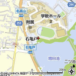 愛知県大府市横根町名高山3周辺の地図