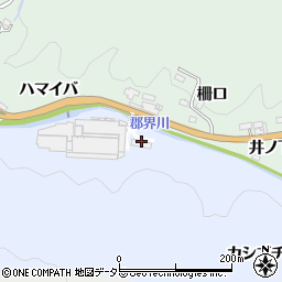 愛知県豊田市下山田代町カシブチ周辺の地図