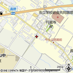 滋賀県栗東市高野172周辺の地図