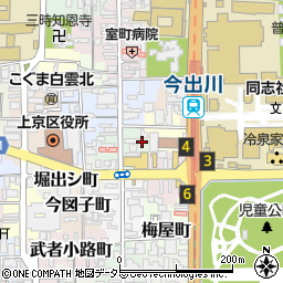 京都府京都市上京区築山南半町239周辺の地図