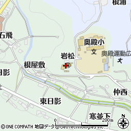 岩松周辺の地図