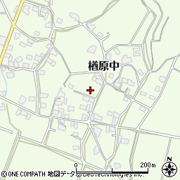 岡山県美作市楢原中502-2周辺の地図
