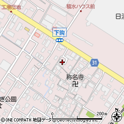 滋賀県栗東市下鈎589周辺の地図
