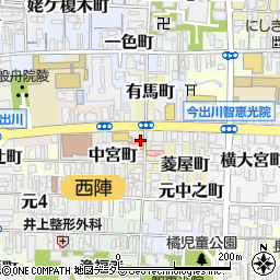 京都府京都市上京区竪亀屋町212周辺の地図