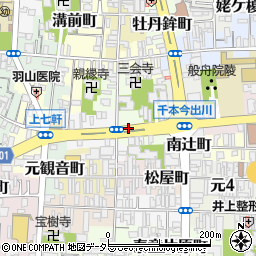 京都府京都市上京区南上善寺町周辺の地図