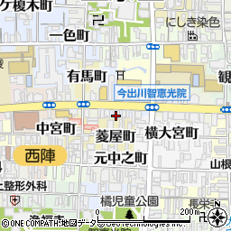 ａｐｏｌｌｏｓｔａｔｉｏｎ西陣ＳＳ周辺の地図