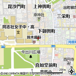 京都府京都市上京区柳風呂町178周辺の地図