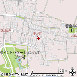 滋賀県草津市北山田町822-1周辺の地図
