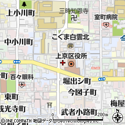 京都府京都市上京区元新在家町173-1周辺の地図