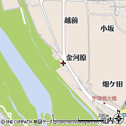 京都府亀岡市河原林町勝林島金河原周辺の地図
