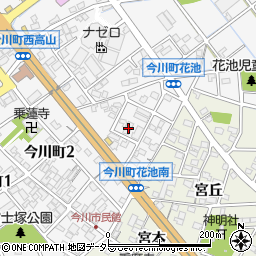 愛知県刈谷市今川町花池161周辺の地図