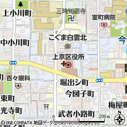 京都府京都市上京区元新在家町173-2周辺の地図