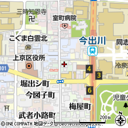 京都府京都市上京区築山南半町237周辺の地図