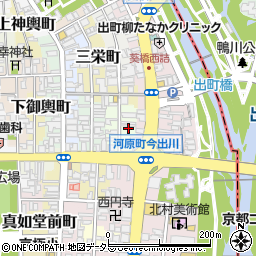 京都府京都市上京区三芳町145周辺の地図