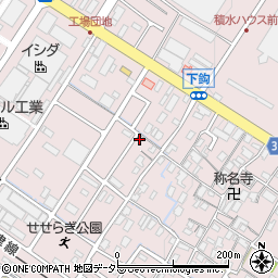 滋賀県栗東市下鈎695周辺の地図