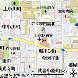 京都府京都市上京区元新在家町173周辺の地図