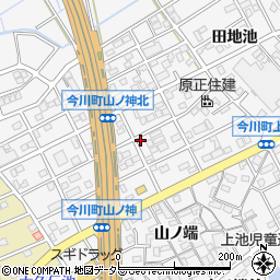愛知県刈谷市今川町山ノ神117周辺の地図