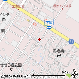 滋賀県栗東市下鈎691周辺の地図