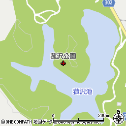 菰沢公園周辺の地図