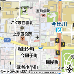京都府京都市上京区築山南半町234周辺の地図