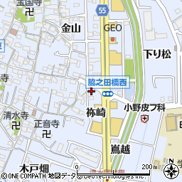 愛知県東海市荒尾町祢崎103周辺の地図