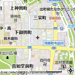 京都府京都市上京区一真町周辺の地図
