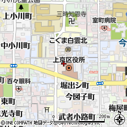 京都府京都市上京区元新在家町171-2周辺の地図