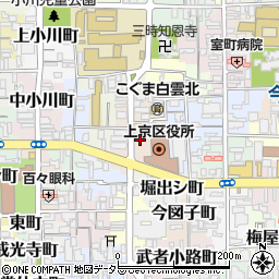 京都府京都市上京区元新在家町171周辺の地図