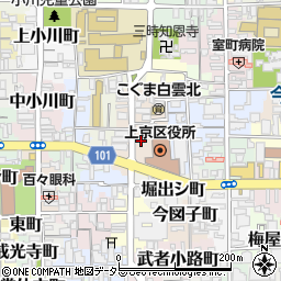 京都府京都市上京区元新在家町171-1周辺の地図