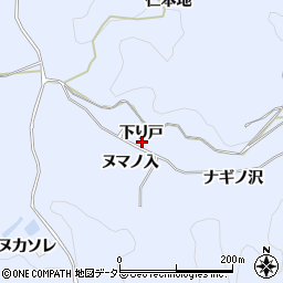 愛知県岡崎市宮石町下り戸周辺の地図