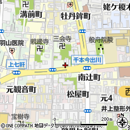 京都府京都市上京区南上善寺町139周辺の地図