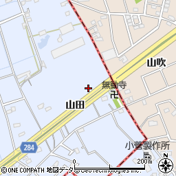 愛知県刈谷市一里山町山田15周辺の地図