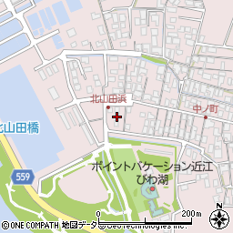 滋賀県草津市北山田町848-2周辺の地図