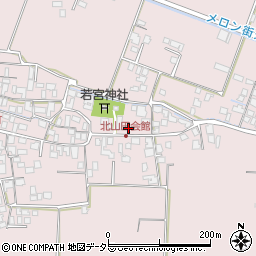 北山田会館周辺の地図