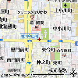 京都府京都市上京区飛鳥井町周辺の地図