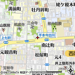 京都府京都市上京区南上善寺町142周辺の地図