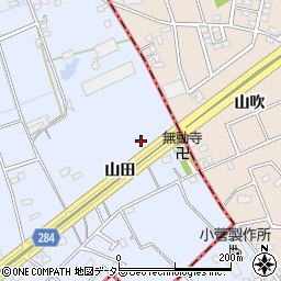 愛知県刈谷市一里山町山田12周辺の地図